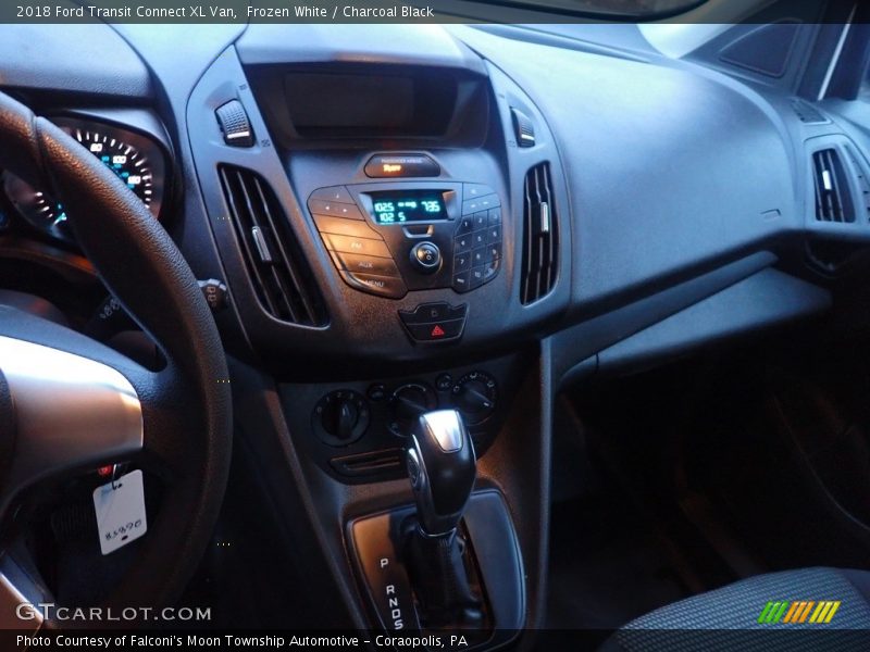 Frozen White / Charcoal Black 2018 Ford Transit Connect XL Van