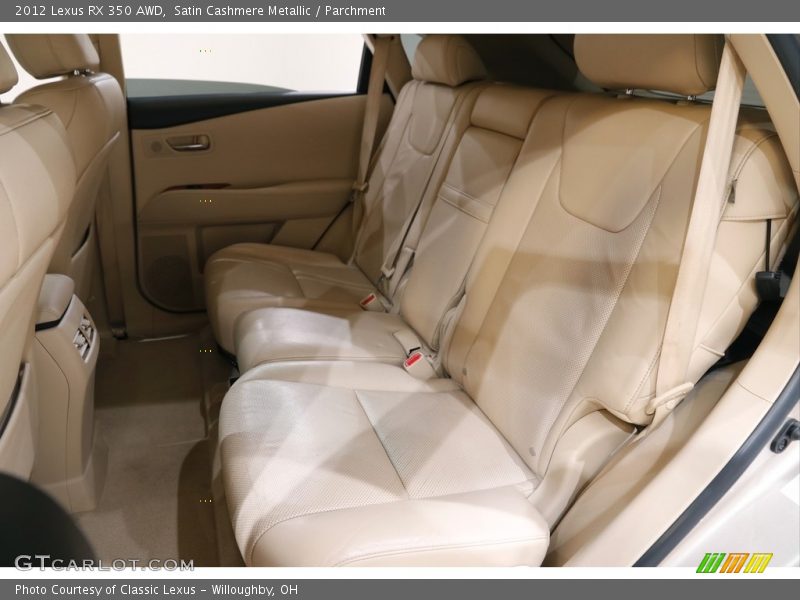 Satin Cashmere Metallic / Parchment 2012 Lexus RX 350 AWD