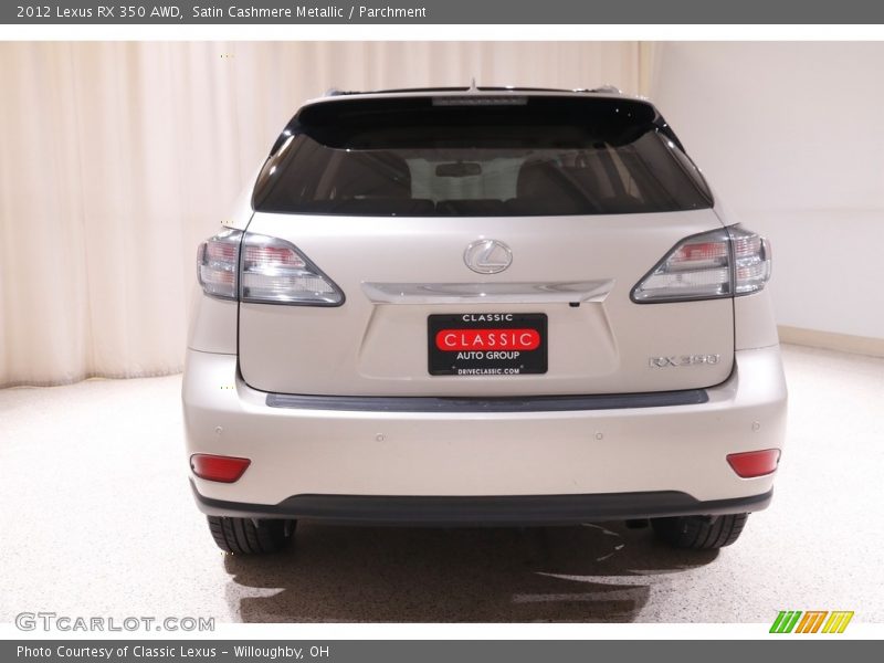 Satin Cashmere Metallic / Parchment 2012 Lexus RX 350 AWD