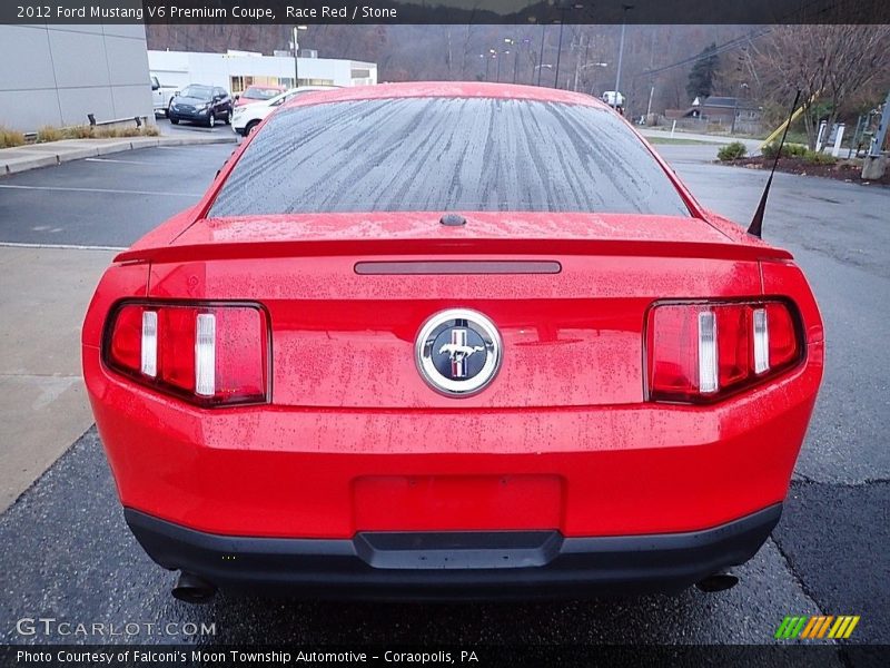 Race Red / Stone 2012 Ford Mustang V6 Premium Coupe