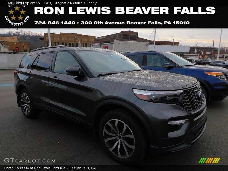 Magnetic Metallic / Ebony 2020 Ford Explorer ST 4WD