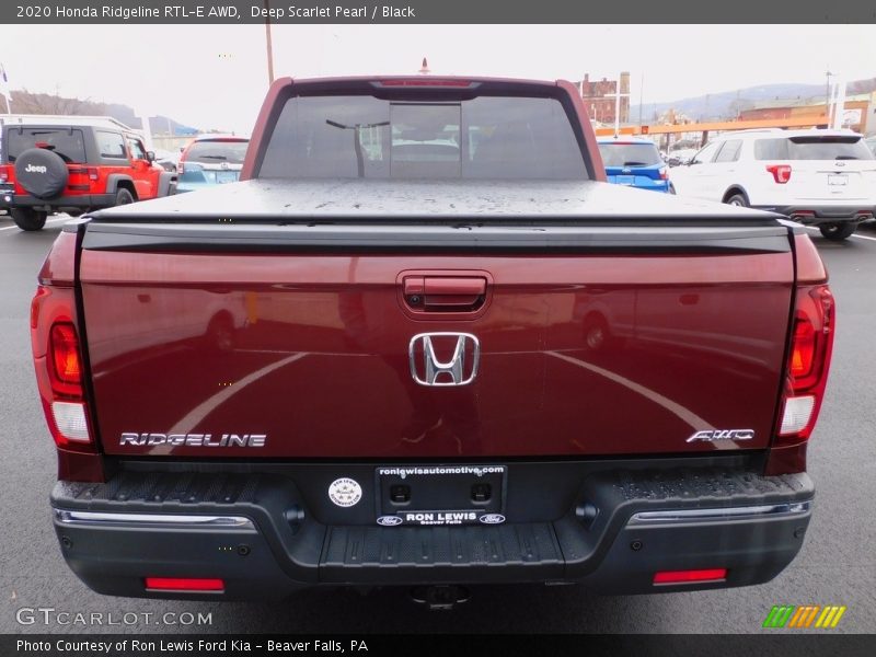 Deep Scarlet Pearl / Black 2020 Honda Ridgeline RTL-E AWD