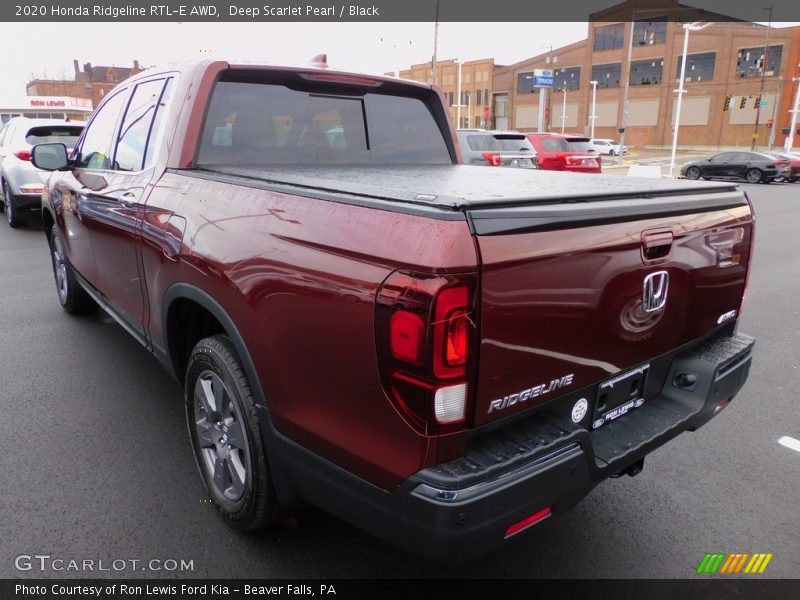 Deep Scarlet Pearl / Black 2020 Honda Ridgeline RTL-E AWD