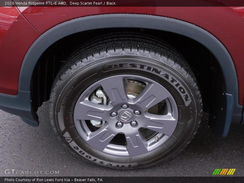 Deep Scarlet Pearl / Black 2020 Honda Ridgeline RTL-E AWD