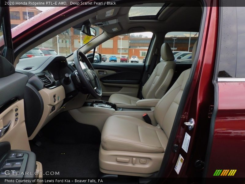 Deep Scarlet Pearl / Black 2020 Honda Ridgeline RTL-E AWD
