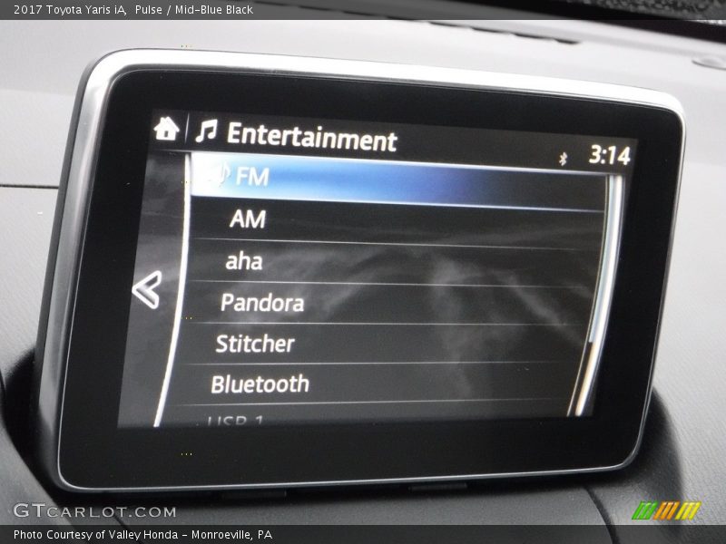 Pulse / Mid-Blue Black 2017 Toyota Yaris iA