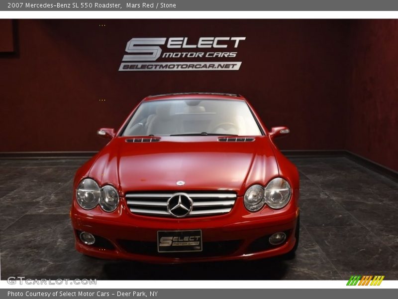 Mars Red / Stone 2007 Mercedes-Benz SL 550 Roadster