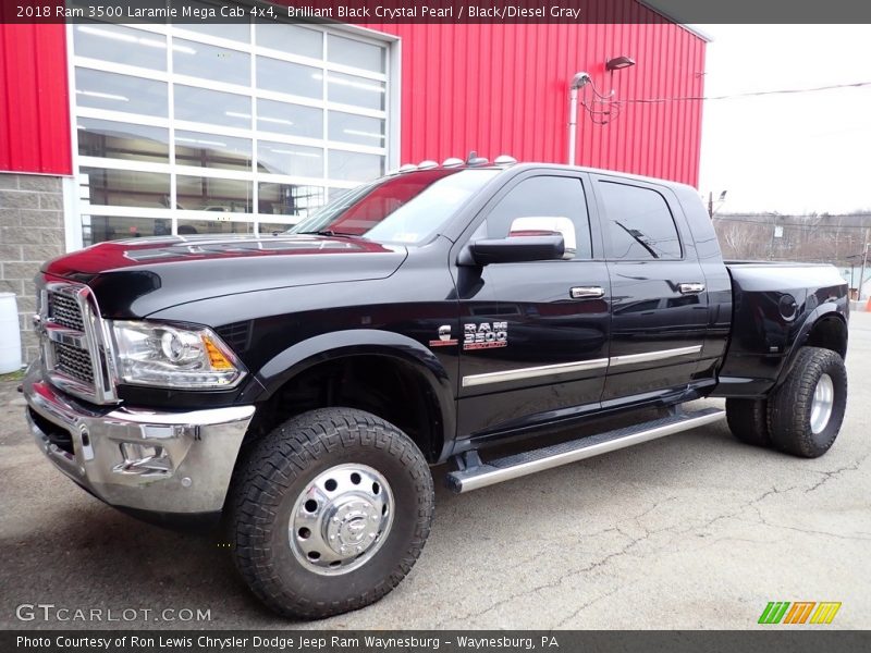 Front 3/4 View of 2018 3500 Laramie Mega Cab 4x4