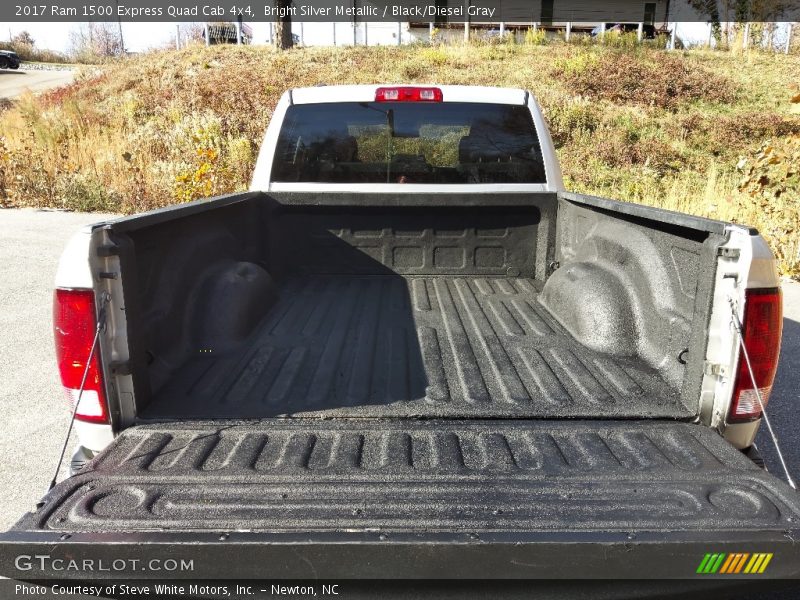 Bright Silver Metallic / Black/Diesel Gray 2017 Ram 1500 Express Quad Cab 4x4