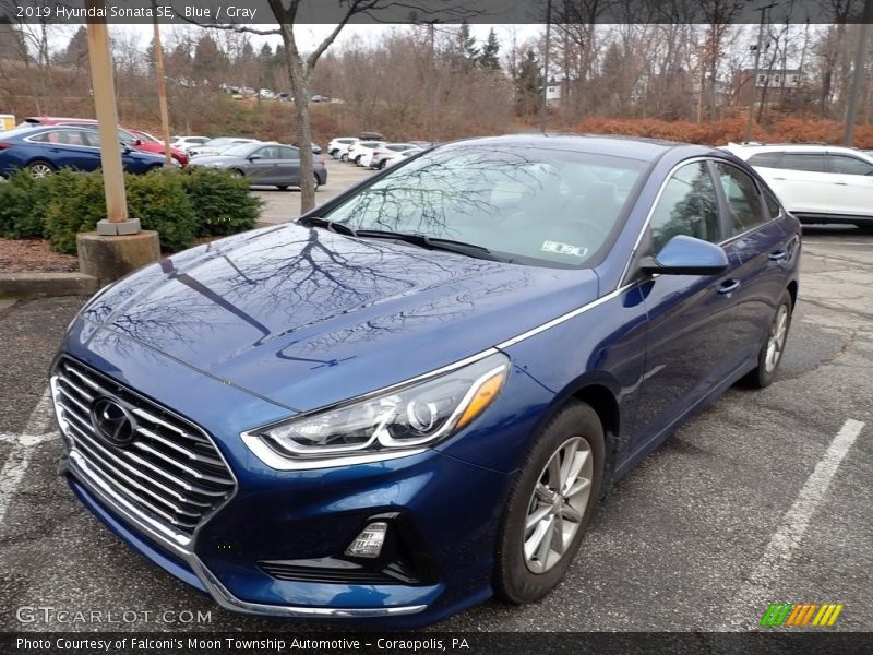 Blue / Gray 2019 Hyundai Sonata SE