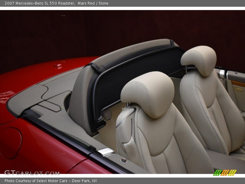 Mars Red / Stone 2007 Mercedes-Benz SL 550 Roadster