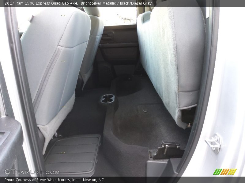 Bright Silver Metallic / Black/Diesel Gray 2017 Ram 1500 Express Quad Cab 4x4