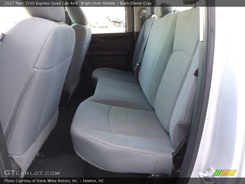 Bright Silver Metallic / Black/Diesel Gray 2017 Ram 1500 Express Quad Cab 4x4