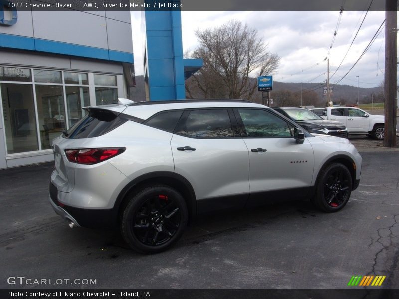 Silver Ice Metallic / Jet Black 2022 Chevrolet Blazer LT AWD
