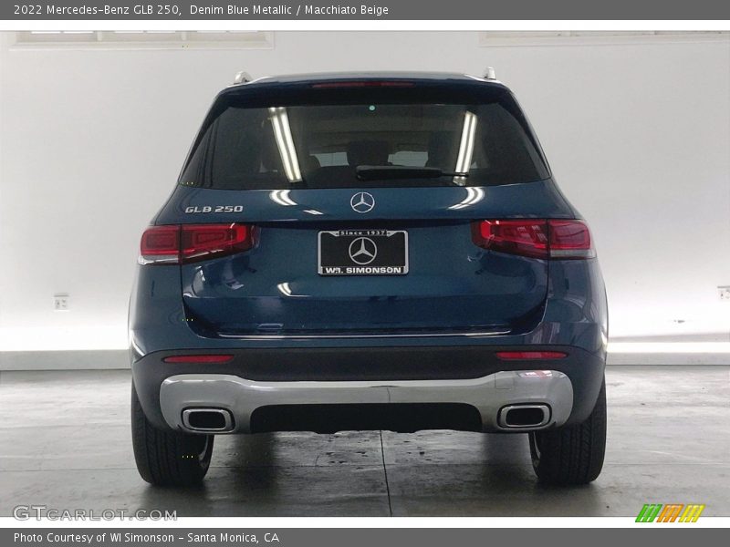 Denim Blue Metallic / Macchiato Beige 2022 Mercedes-Benz GLB 250