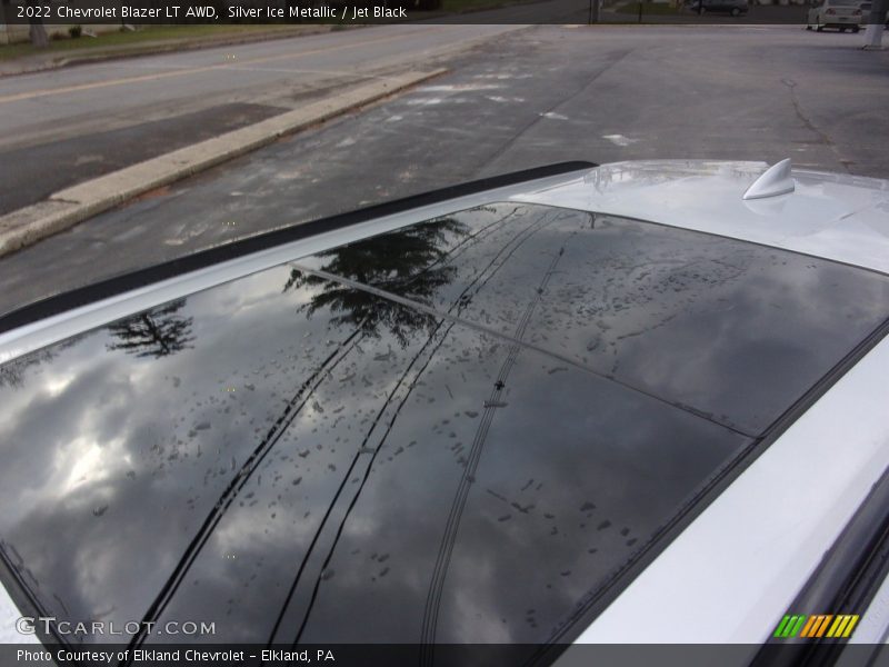 Silver Ice Metallic / Jet Black 2022 Chevrolet Blazer LT AWD