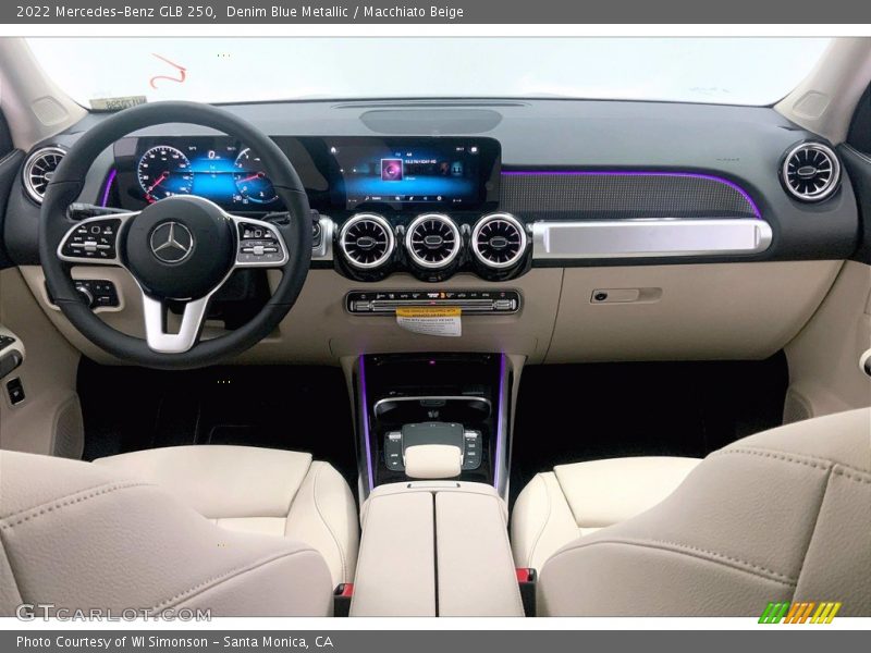 Dashboard of 2022 GLB 250