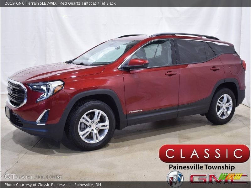 Red Quartz Tintcoat / Jet Black 2019 GMC Terrain SLE AWD