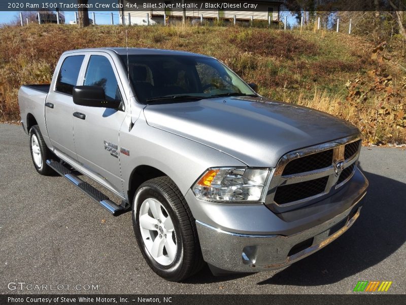 Billet Silver Metallic / Black/Diesel Gray 2020 Ram 1500 Tradesman Crew Cab 4x4