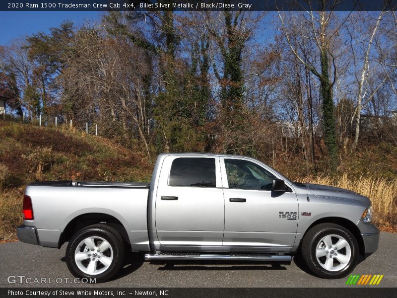 Billet Silver Metallic / Black/Diesel Gray 2020 Ram 1500 Tradesman Crew Cab 4x4