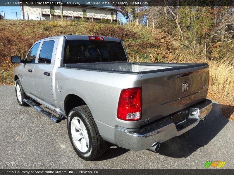 Billet Silver Metallic / Black/Diesel Gray 2020 Ram 1500 Tradesman Crew Cab 4x4