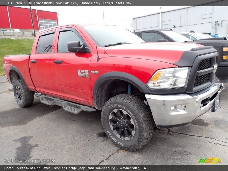 Flame Red / Black/Diesel Gray 2018 Ram 2500 Tradesman Crew Cab 4x4