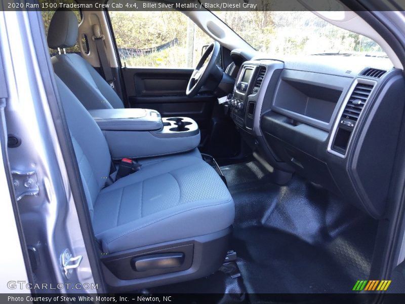 Billet Silver Metallic / Black/Diesel Gray 2020 Ram 1500 Tradesman Crew Cab 4x4