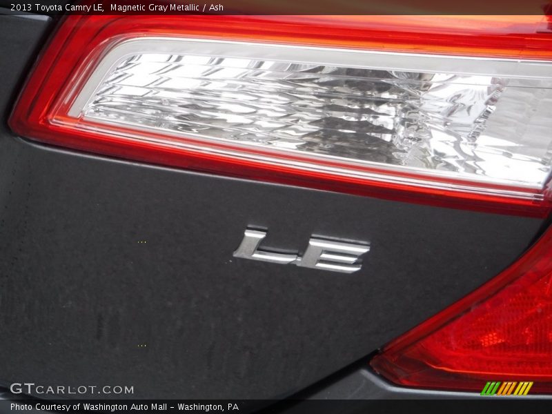 Magnetic Gray Metallic / Ash 2013 Toyota Camry LE