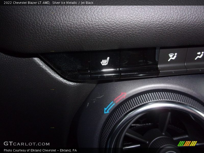 Silver Ice Metallic / Jet Black 2022 Chevrolet Blazer LT AWD