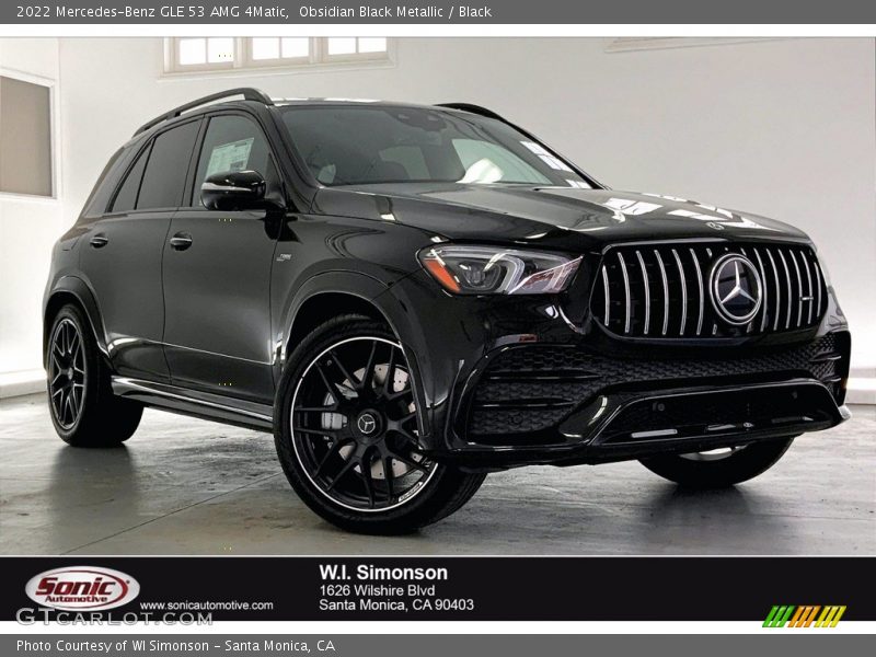 Obsidian Black Metallic / Black 2022 Mercedes-Benz GLE 53 AMG 4Matic