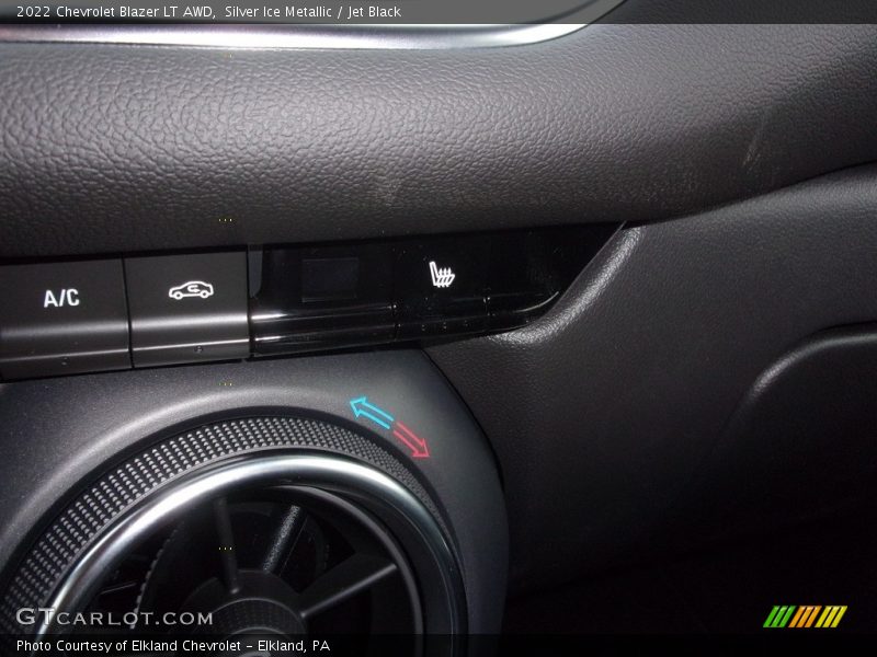 Silver Ice Metallic / Jet Black 2022 Chevrolet Blazer LT AWD
