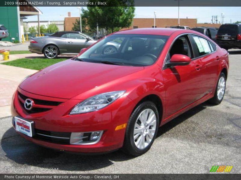 Sangria Red Mica / Black 2009 Mazda MAZDA6 i Touring
