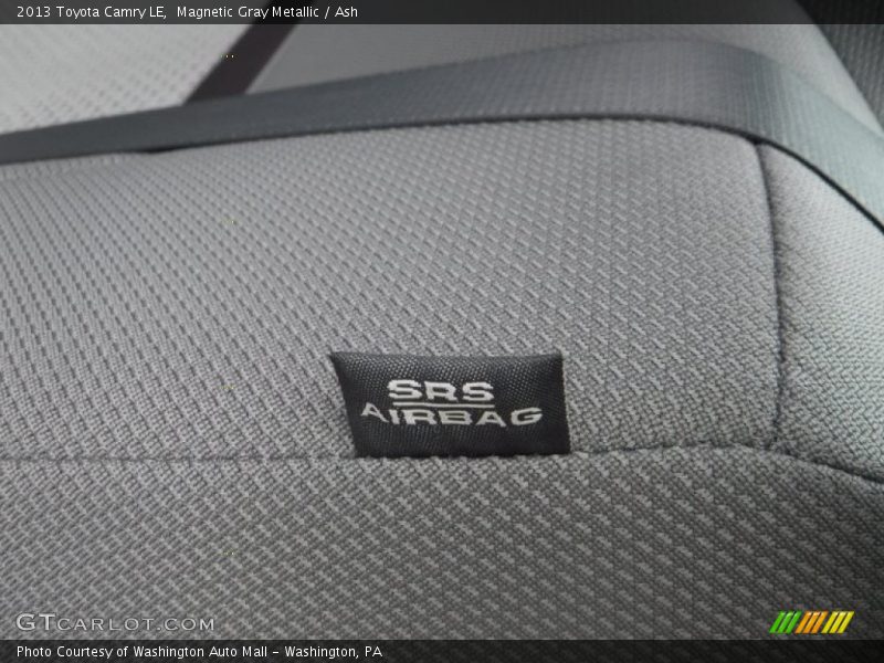 Magnetic Gray Metallic / Ash 2013 Toyota Camry LE