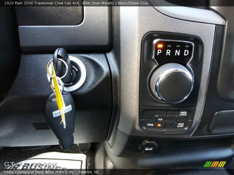 Billet Silver Metallic / Black/Diesel Gray 2020 Ram 1500 Tradesman Crew Cab 4x4