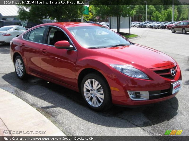 Sangria Red Mica / Black 2009 Mazda MAZDA6 i Touring