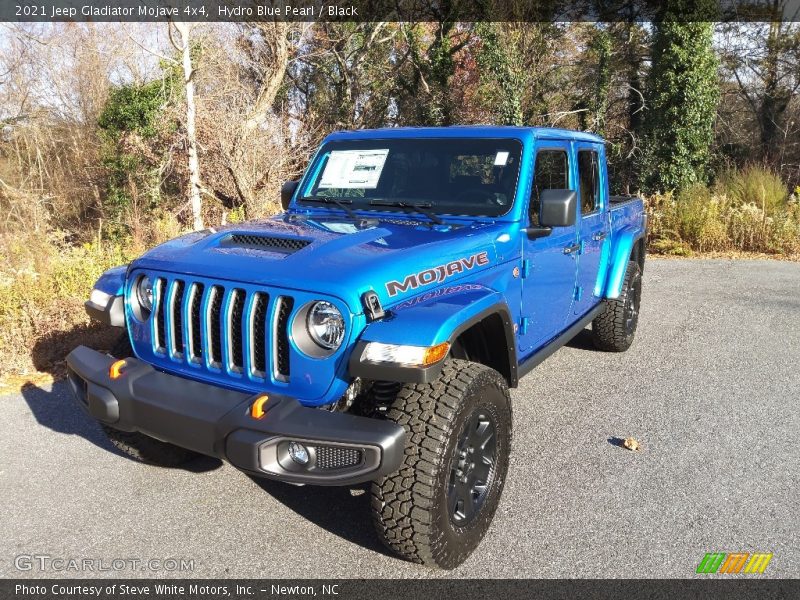 Hydro Blue Pearl / Black 2021 Jeep Gladiator Mojave 4x4