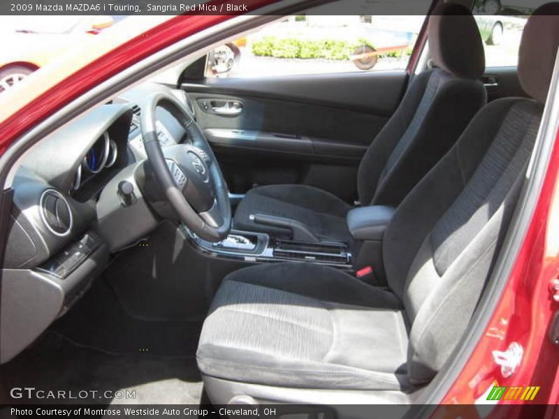 Sangria Red Mica / Black 2009 Mazda MAZDA6 i Touring