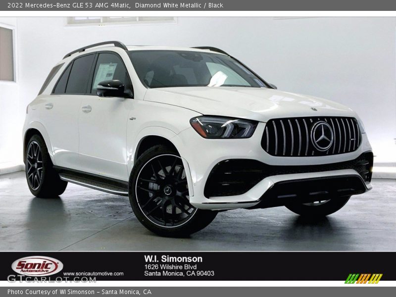Diamond White Metallic / Black 2022 Mercedes-Benz GLE 53 AMG 4Matic