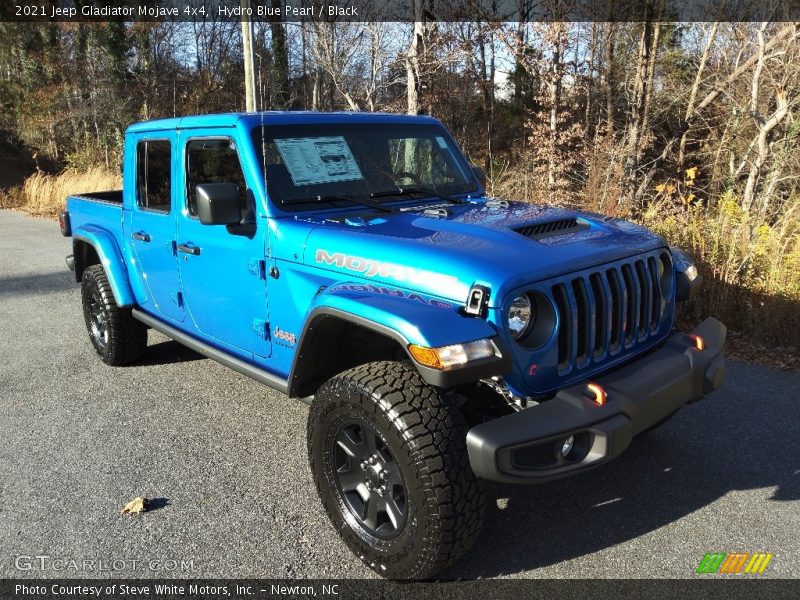 Hydro Blue Pearl / Black 2021 Jeep Gladiator Mojave 4x4