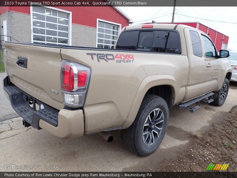 Quicksand / TRD Cement/Black 2020 Toyota Tacoma TRD Sport Access Cab 4x4