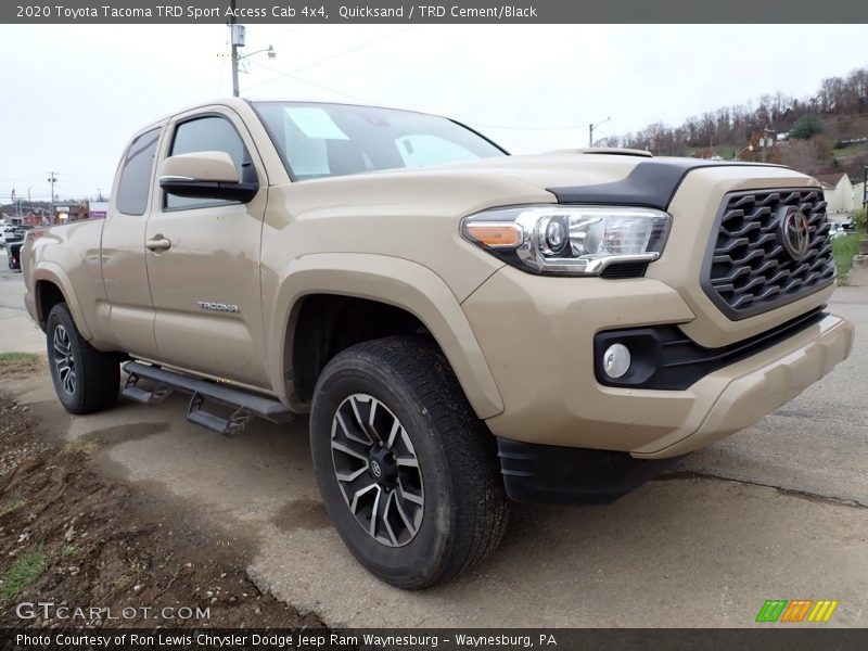 Quicksand / TRD Cement/Black 2020 Toyota Tacoma TRD Sport Access Cab 4x4
