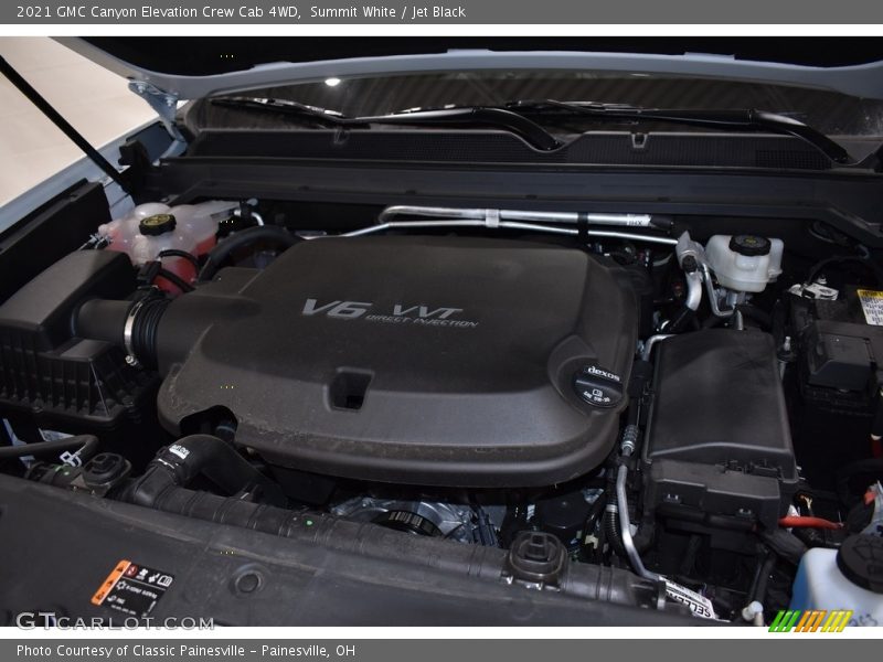 Summit White / Jet Black 2021 GMC Canyon Elevation Crew Cab 4WD