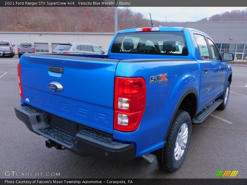 Velocity Blue Metallic / Ebony 2021 Ford Ranger STX SuperCrew 4x4