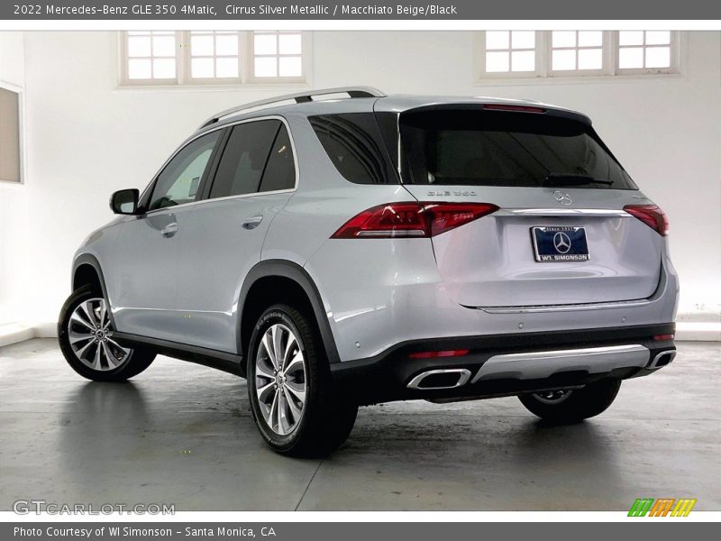 Cirrus Silver Metallic / Macchiato Beige/Black 2022 Mercedes-Benz GLE 350 4Matic