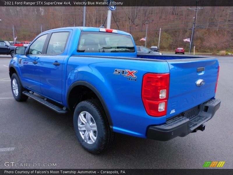 Velocity Blue Metallic / Ebony 2021 Ford Ranger STX SuperCrew 4x4