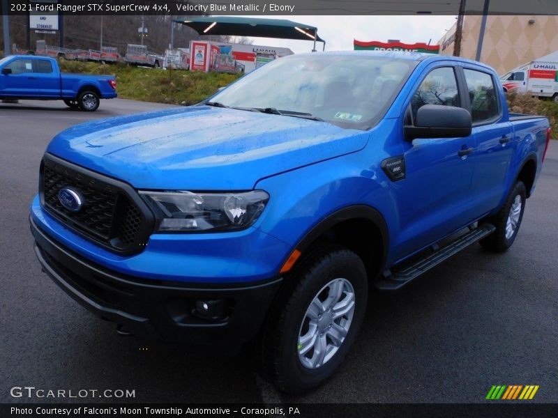Velocity Blue Metallic / Ebony 2021 Ford Ranger STX SuperCrew 4x4