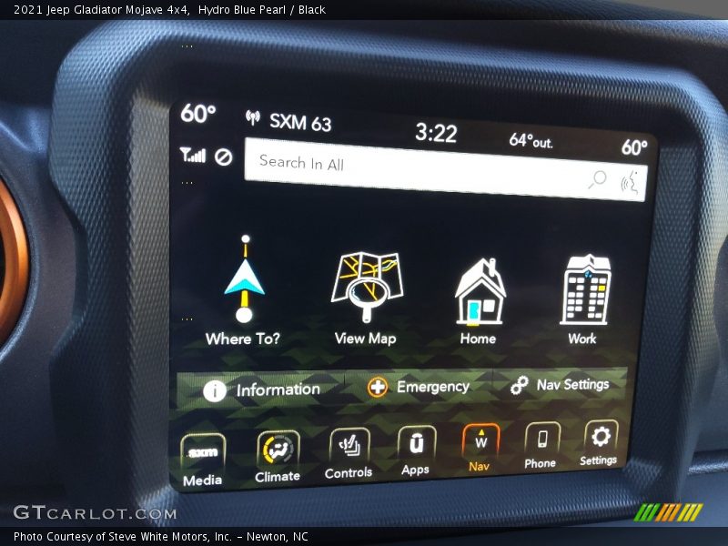 Hydro Blue Pearl / Black 2021 Jeep Gladiator Mojave 4x4