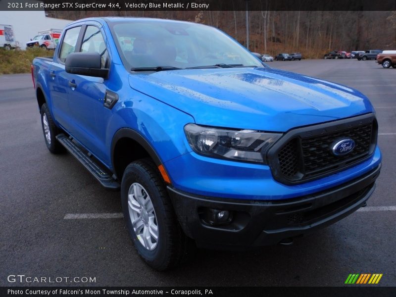Velocity Blue Metallic / Ebony 2021 Ford Ranger STX SuperCrew 4x4