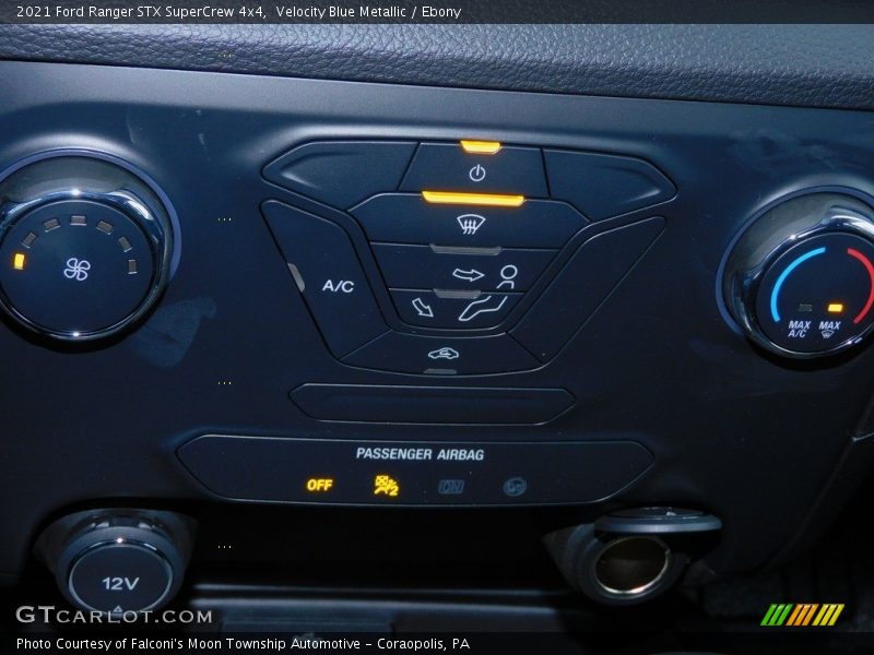 Velocity Blue Metallic / Ebony 2021 Ford Ranger STX SuperCrew 4x4