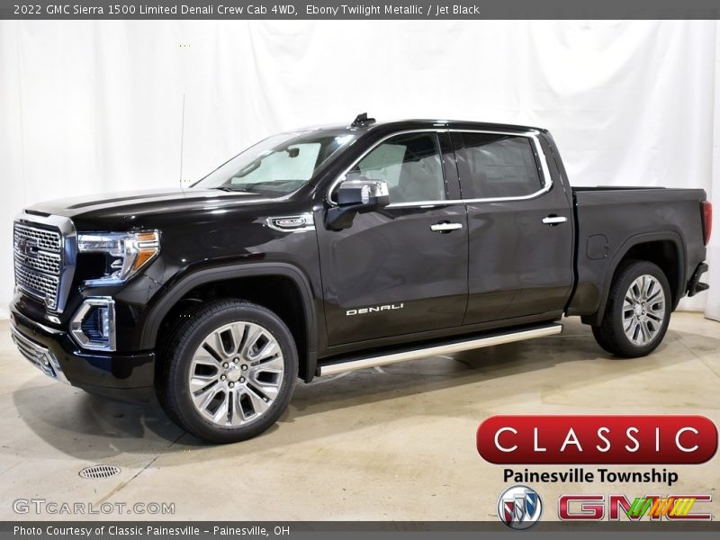 Ebony Twilight Metallic / Jet Black 2022 GMC Sierra 1500 Limited Denali Crew Cab 4WD